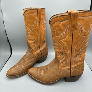 Vintage Rios of Mercedes Elephant Boots Men’s size 7 Brown Western